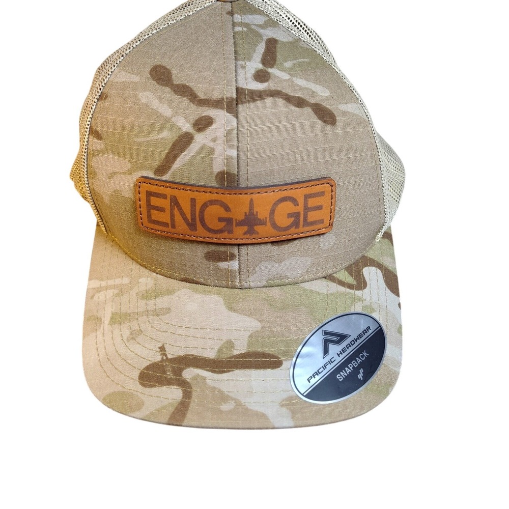 Pacific Headwear Engage M08 Hat Mens OSFM Camo Snapback Outdoor Good